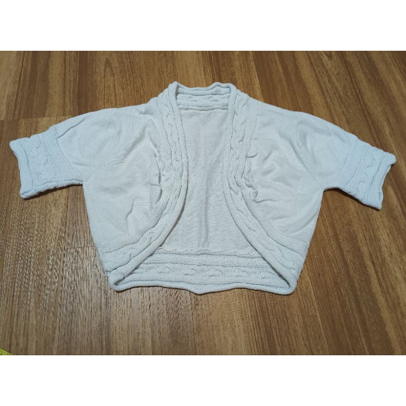 preloved bolero rajut putih