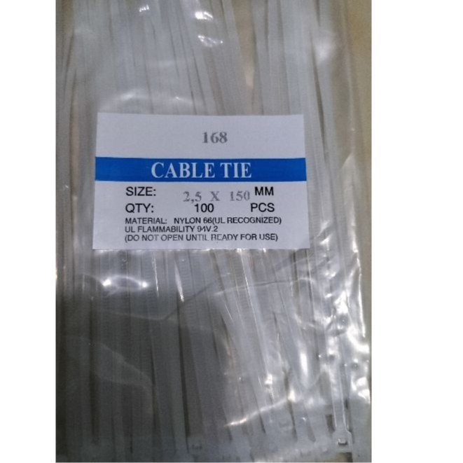 

TALI TIES TIS 2,5×150MM CABLE TIES 2,5X150MM