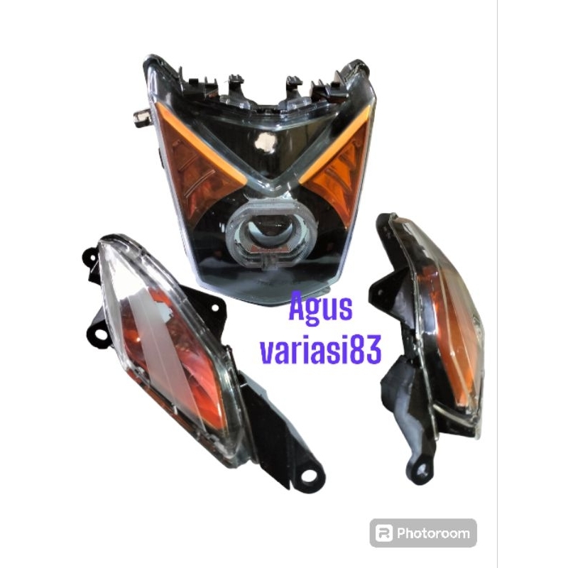 Custom beat fi reflektor biled ala ala plus sein lampu beat fi