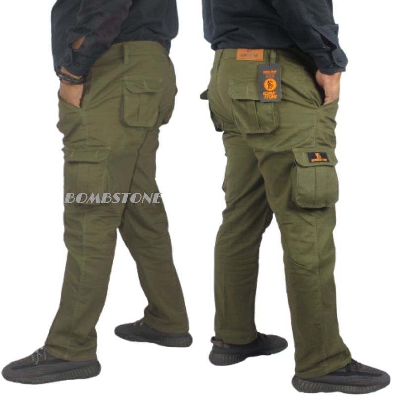 BOMSTONE (Celana Cargo Panjang Jumbo Pria) Celana Cargo Jumbo Pria _ Celana Kargo Pria Jumbo