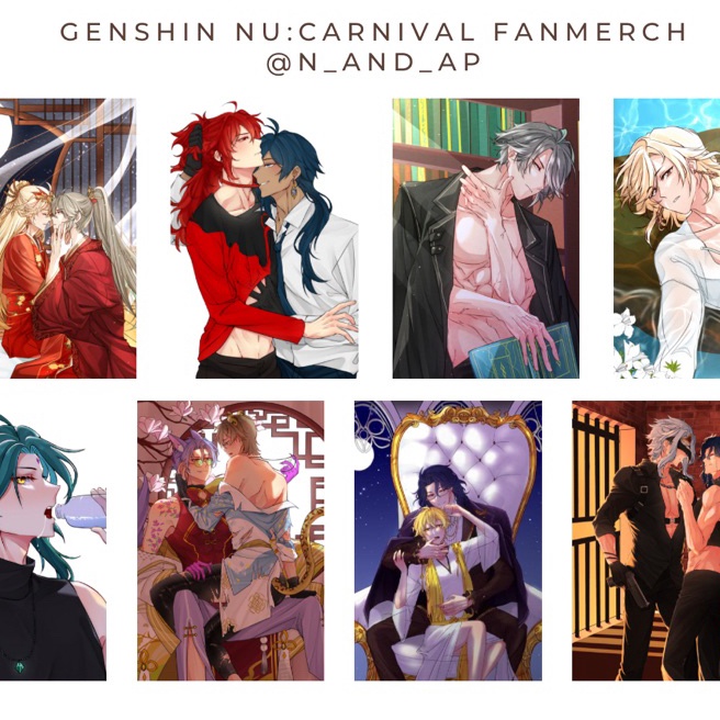 

Extra FANMERCH Nu Carnival Genshin Kuya Ei Artprint A6 Dottore Ayato Thoma Thomato Ayathoma Zhongli Xiao Zhongxiao Alhaitham Haikaveh Kaveh Kaeluc Dottolone