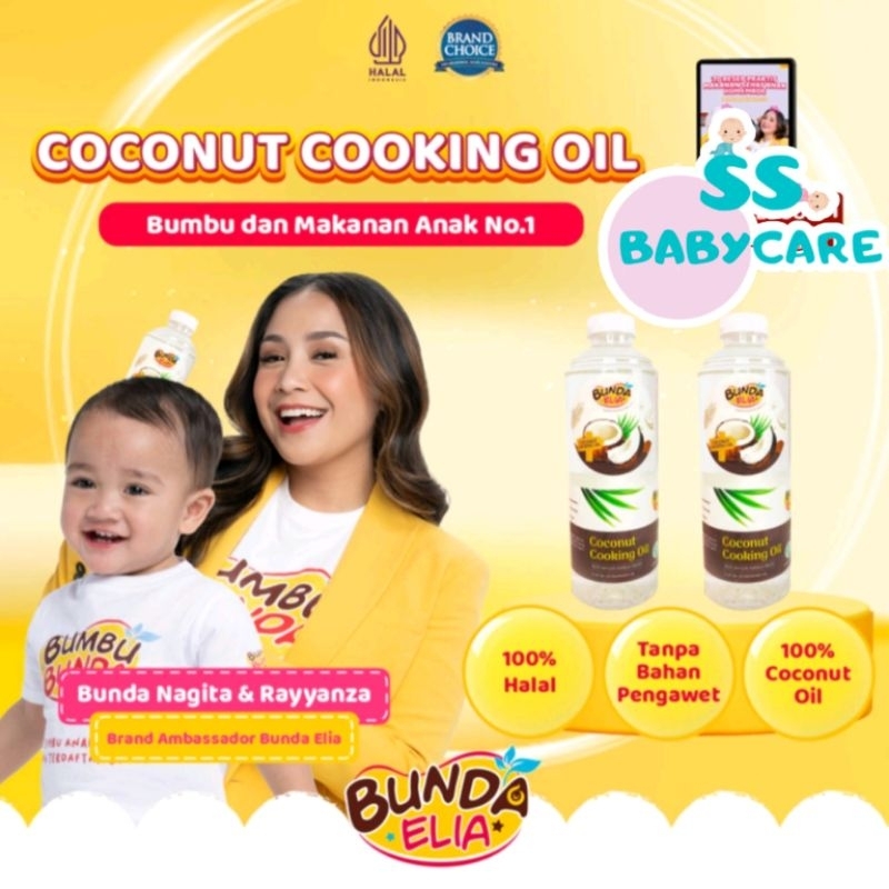 

Bumbu Bunda Elia Coconut Cooking Oil MPASI - Minyak Goreng Kelapa - Minyak Kelapa Murni - Minyak MPASI BB Booster