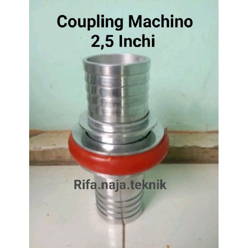 Coupling machino 2,5 inchi alumunium kopling pemadam kebakaran