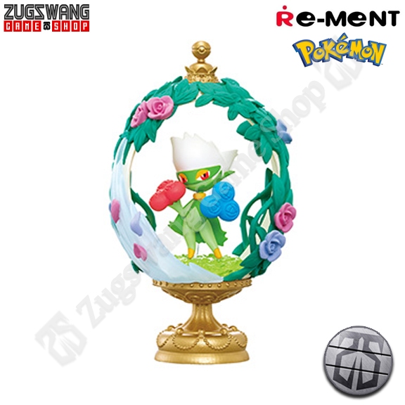 POKEMON OVALTIQUE COLLECTION ROSERADE RE-MENT rement new baru original figure