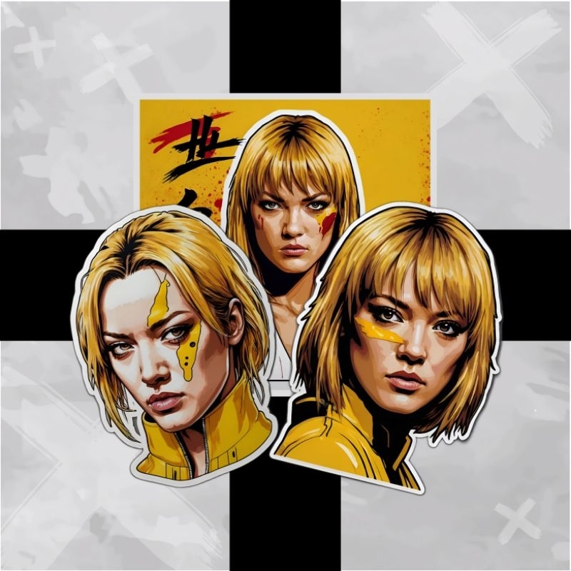 

STICKER PACK Kill Bill untuk Laptop Hp Helm Tumbler