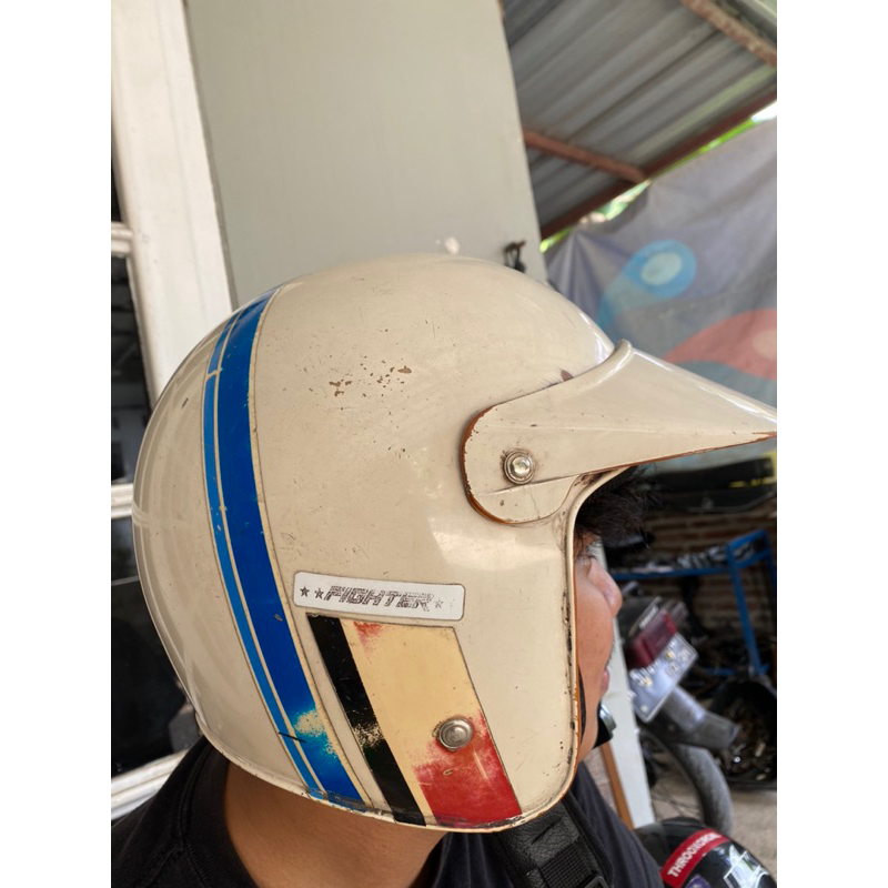 helm Jadul helm fighter original bukan GL series original FIGHTER Siap pakai