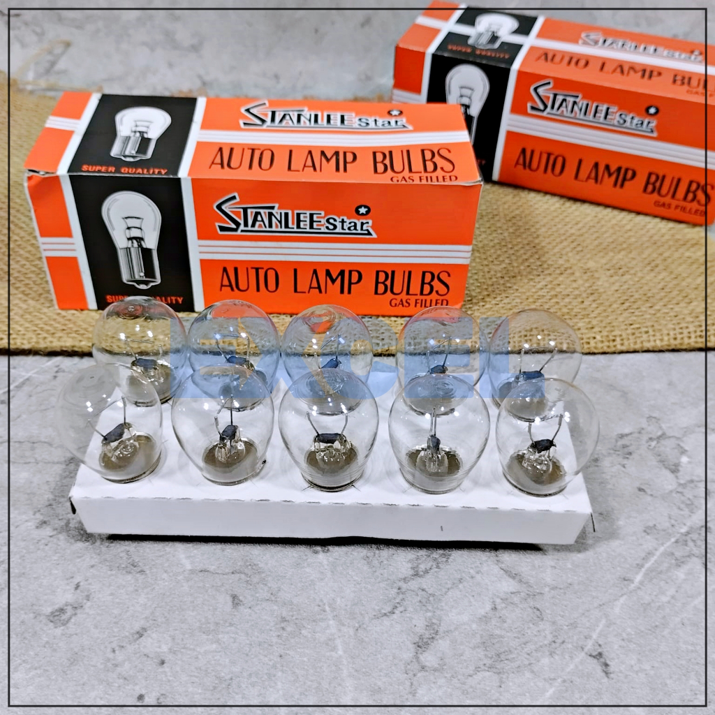 STANLEE BOHLAM LAMPU SEIN SEN STOP REM 12V 24V KAKI 1 & 2- BA15S BAY15D S25 - ORIGINAL STANLEE STAR 