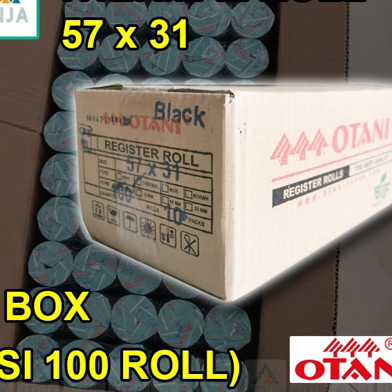 

Extra 1 Box Coreless 57x3 58x3 57x31 Kertas Thermal Struk Kasir