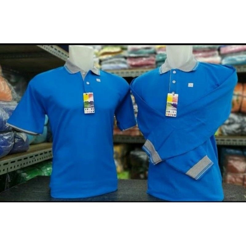 Seragam_sport || Kaos polo lakos seragam Lengan panjang || Kaos polo kerah katun || polo seragam pri