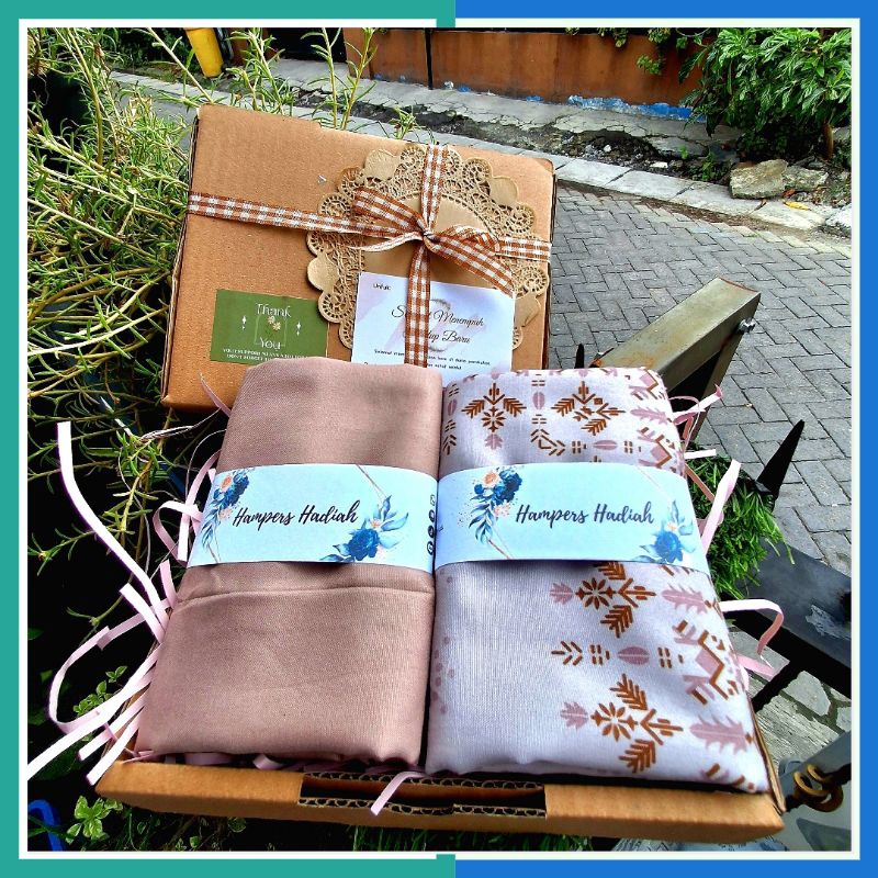 Hampers Hijab Couple l Hampers guru perpisahan l Hampers Jilbab murah l kado guru l kado buat guru l