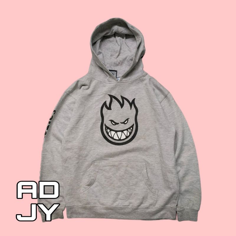 HOODIE SPITEFIRE PULLOVER GREY | JAKET PRIA WANITA TERBARU KEKINIAN | BRANDED MURAH BERKUALITAS IMPO