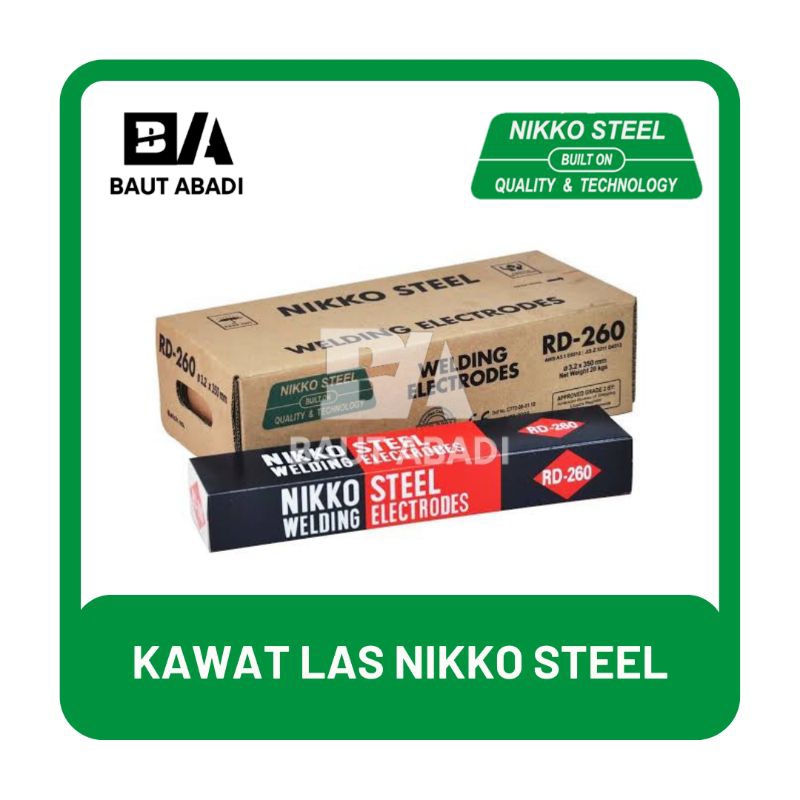 Kawat Las Niko Steel RD 260 RD 460 5 kg