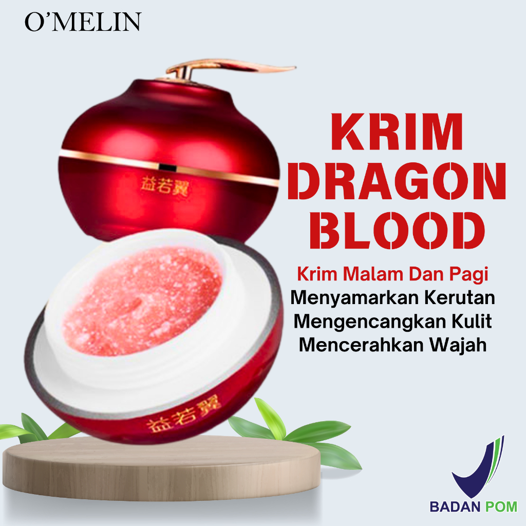 [ ORIGINAL ] Dragon Blood Cream O'MAYLIN Krim Pemutih Pencerah Pelembab Wajah Penghilang Flek Hitam