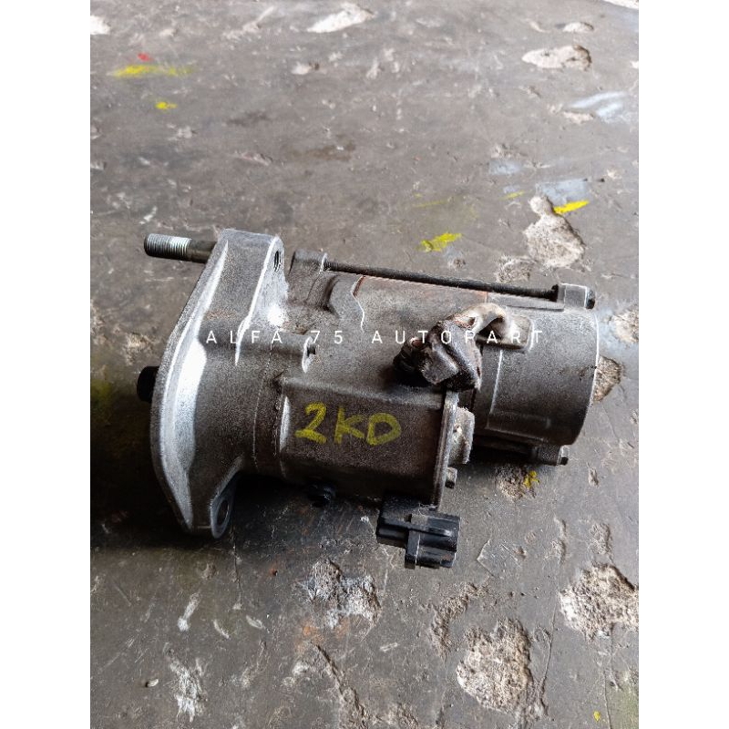 Dinamo Starter 2kd Innova Diesel Fortuner Hilux Hiace Manual - original copotan sparepart