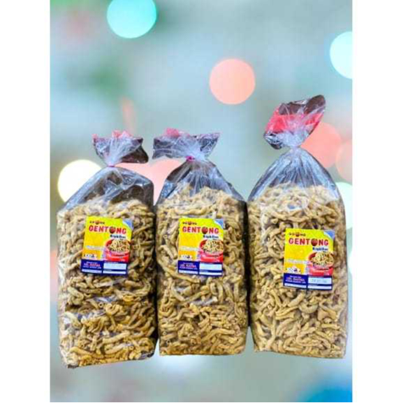 

Keripik gentong usus rasa original kemasan 2 kg enak renyah gurih mantab