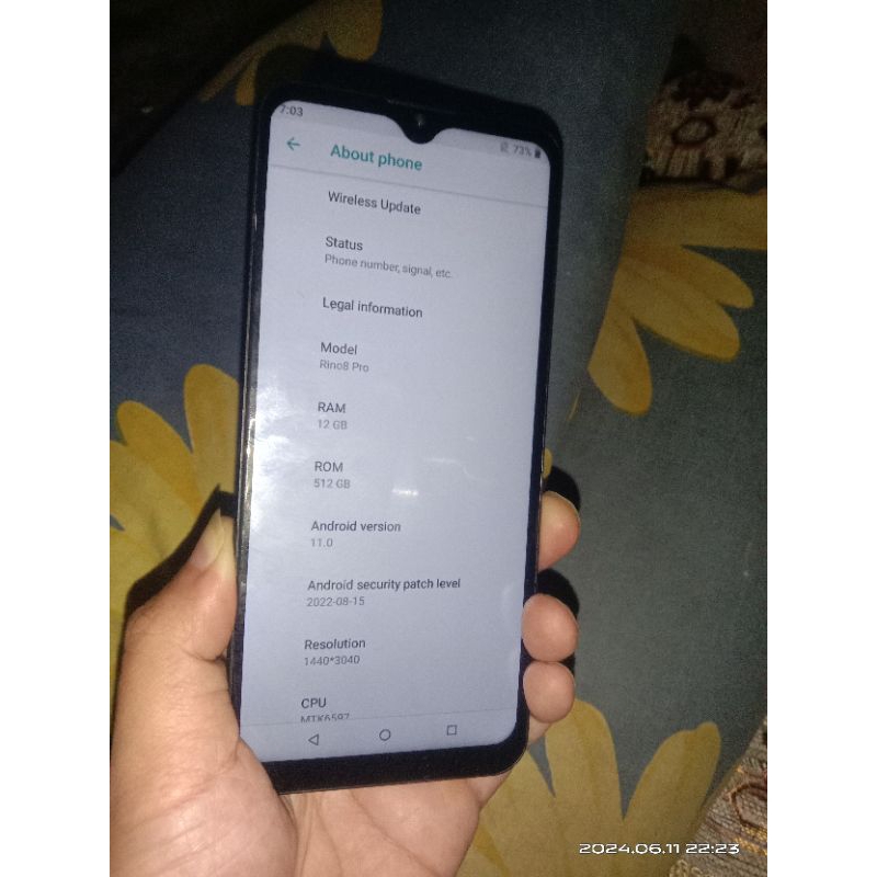 lcd touchcsreen hp china welcome model rino 8 pro