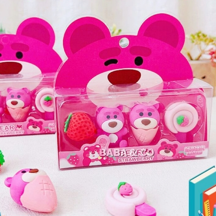 

PENGHAPUS LOTSO MINIATUR LOTSO 3D ERASER SET