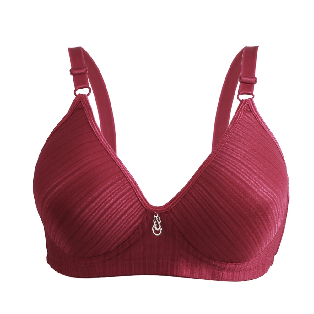 Grape - Bra Full Cup Tanpa Kawat Cup Besar Busa Grape Underwear Spm 0321