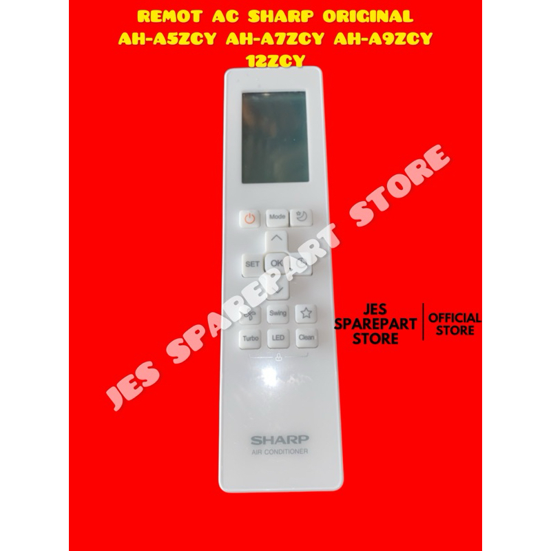 REMOT AC SHARP ORIGINAL  AH-A5ZCY AH-A7ZCY AH-A9ZCY  12ZCY