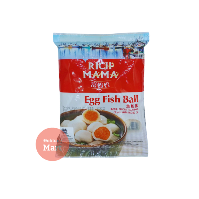

Rich Mama Egg Fish Ball Dumpling isi Telur Ikan 200gr Fish Roe Frozen