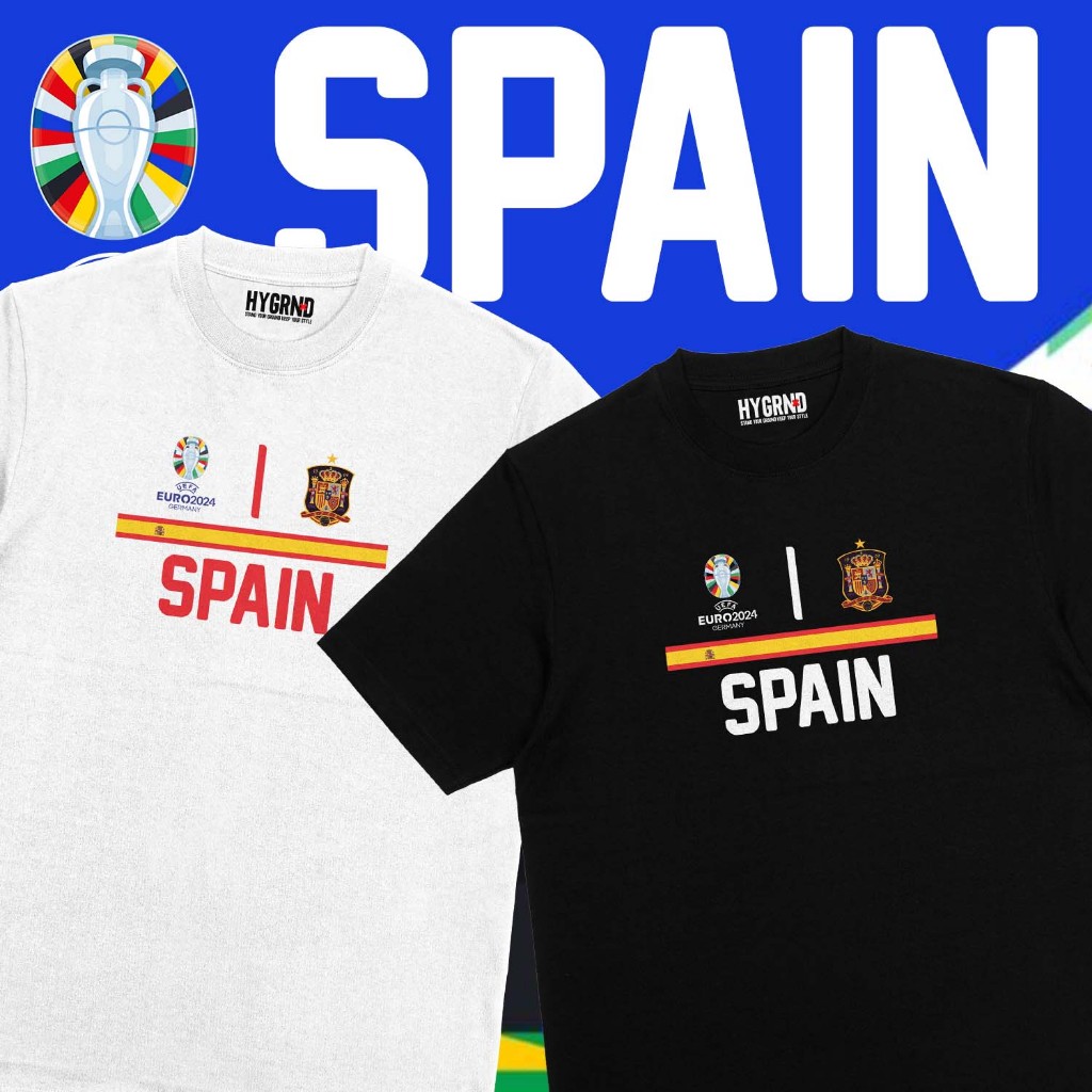 Kaos Euro 2024 " Spain Euro " - Kaos Spanyol Prancis / Euro 2024 / UEFA