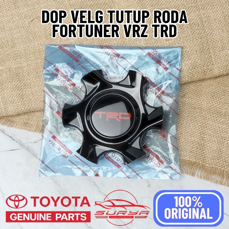 Dop Velg Tutup Roda Fortuner VRZ TRD ORIGINAL