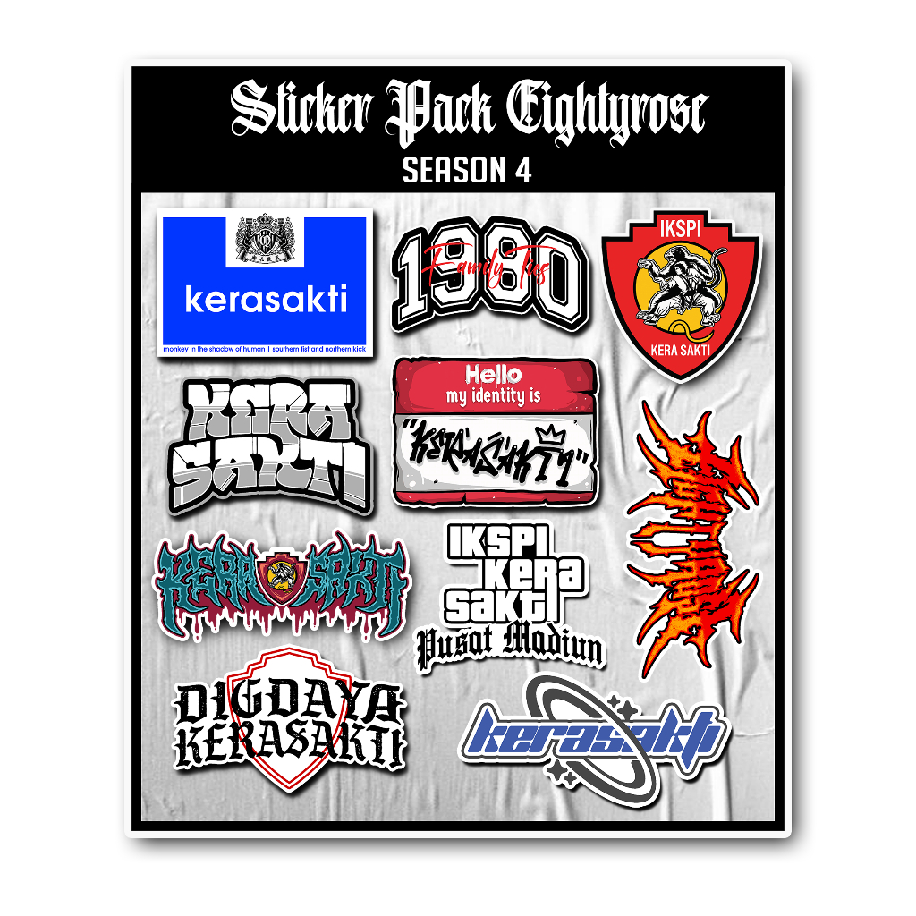 

Sticker Pack EIGHTYROSE Season 4 - IKSPI Kera Sakti
