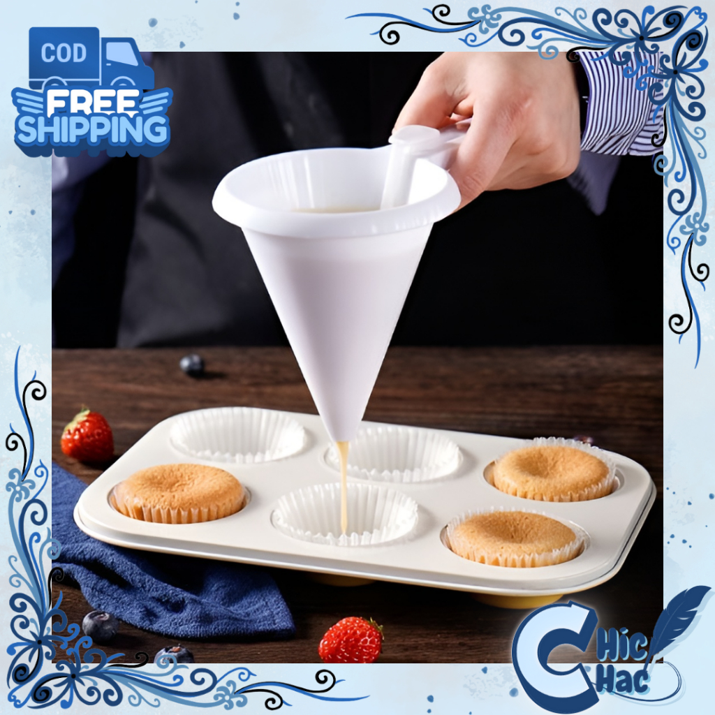 Dispenser Adonan Kue Corong Praktis / Corong Adonan Kue Serbaguna / Adonan Corong Kue Murah