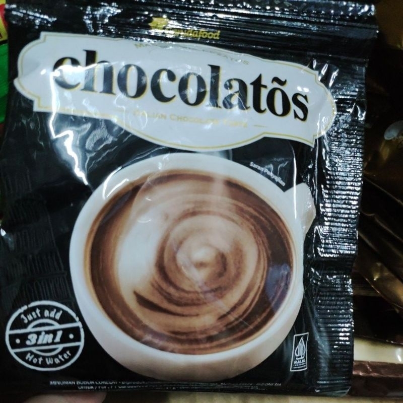 

bubuk chocolatos - italian chocolate taste - just add 3 ini 1 hot water net 27gr