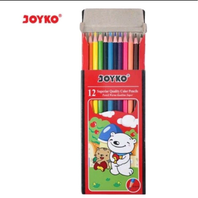 

Pensil warna panjang JOYKO Isi 12 warna CP-12PB ATK