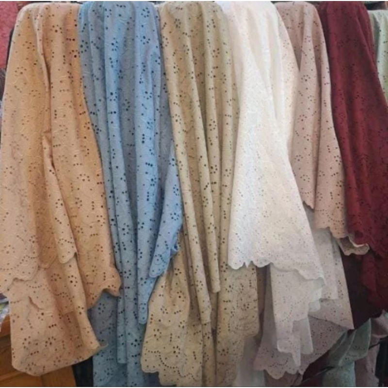 SALES... Kain Cotton Embroidery/Katun Bordir Permium