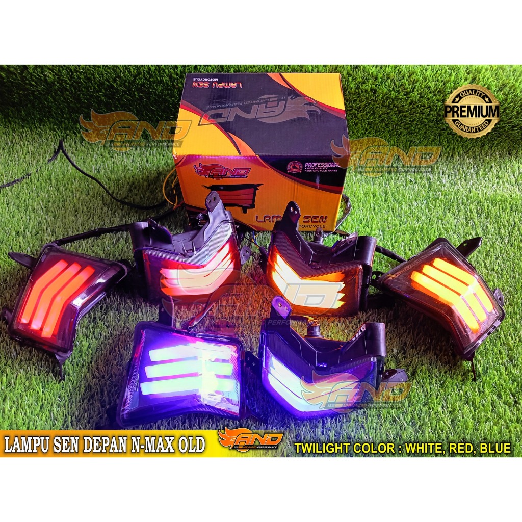 JLK (COD) Lampu Sen Nmax Lampu Sein Nmax Sen Nmax Old Depan Led Variasi Plus SenjaMerah Termurah