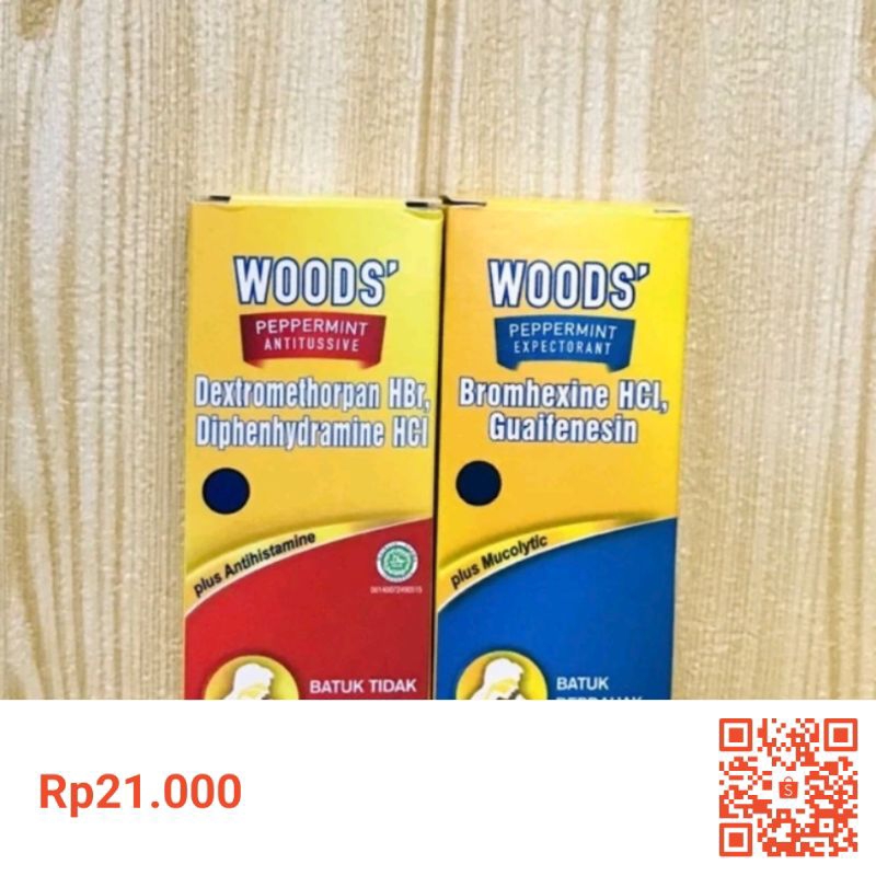 

Woods antitutive/Woods expectorant/Sirup merdakan batuk 60ml