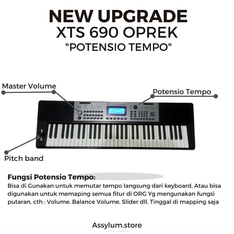 KEYBOARD ANGELET XTS-690 OPREK/OPREKAN MODUL STM32