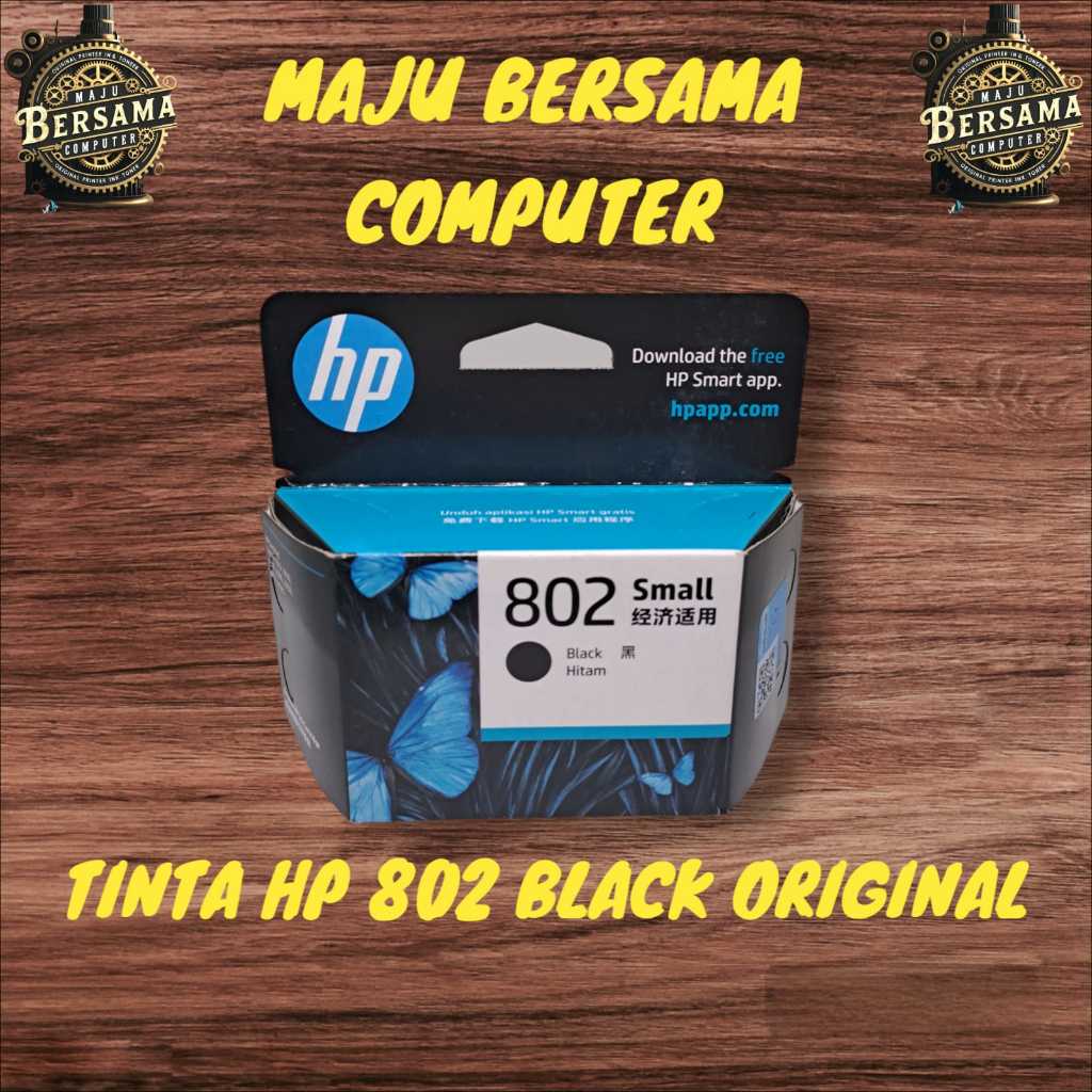 Tinta Hp 802 Black Ink Cartridge Original