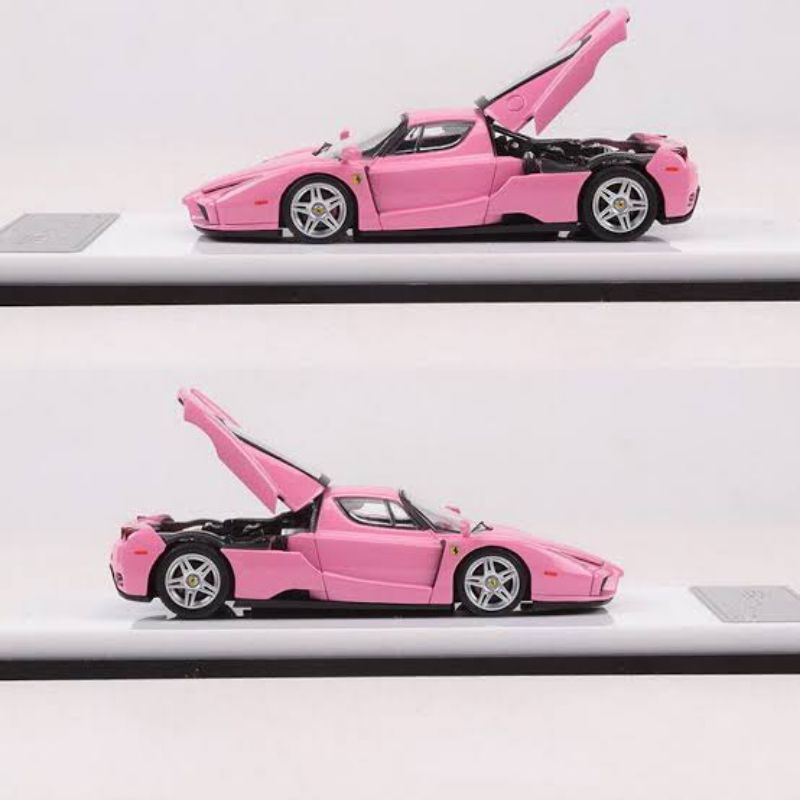 King Model 1/64 Scale Ferrari Enzo Pink With figure limited 399 RARE