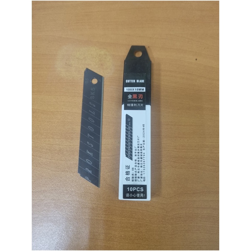 

cutter isi ulang pisau karter SK5 10 pcs perkakas atk lebih bagus kenko joyco,prokstools replacement spare refill blade sk 5