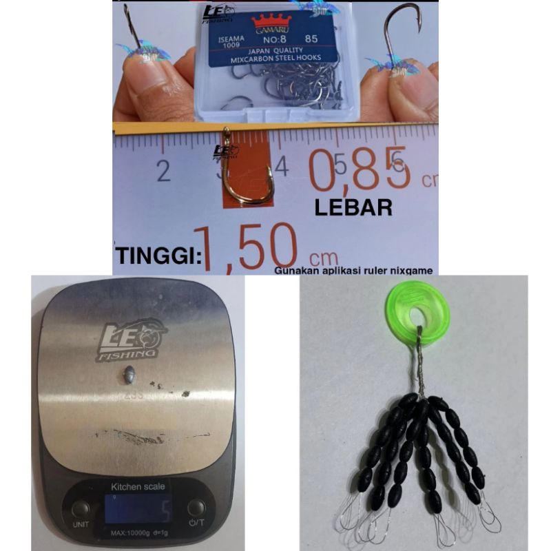 Aksesoris Pancing Kail Stopper Pelampung Timah Pemberat