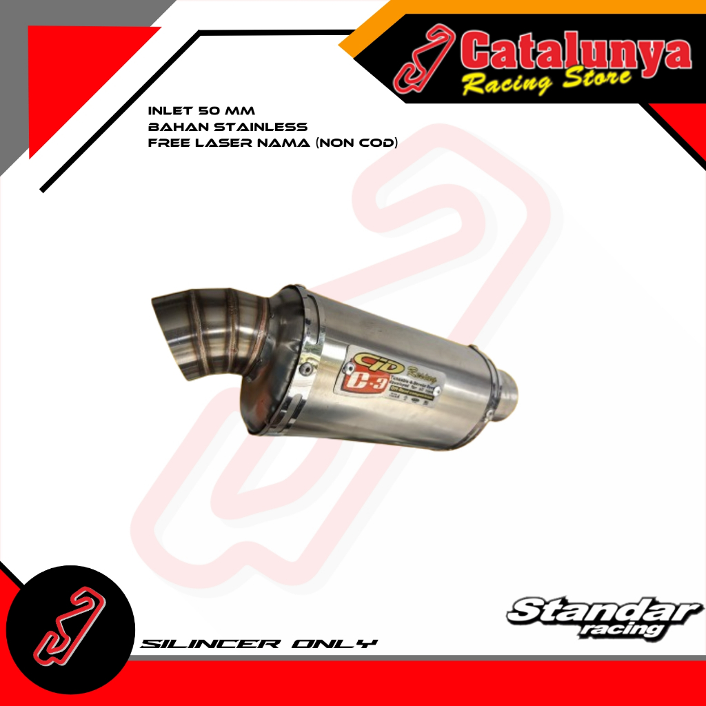 KNALPOT RACING CLD C7 TRIOVAL BEAT VARIO MIO SPORTY SCOOPY NMAX PCX AEROX