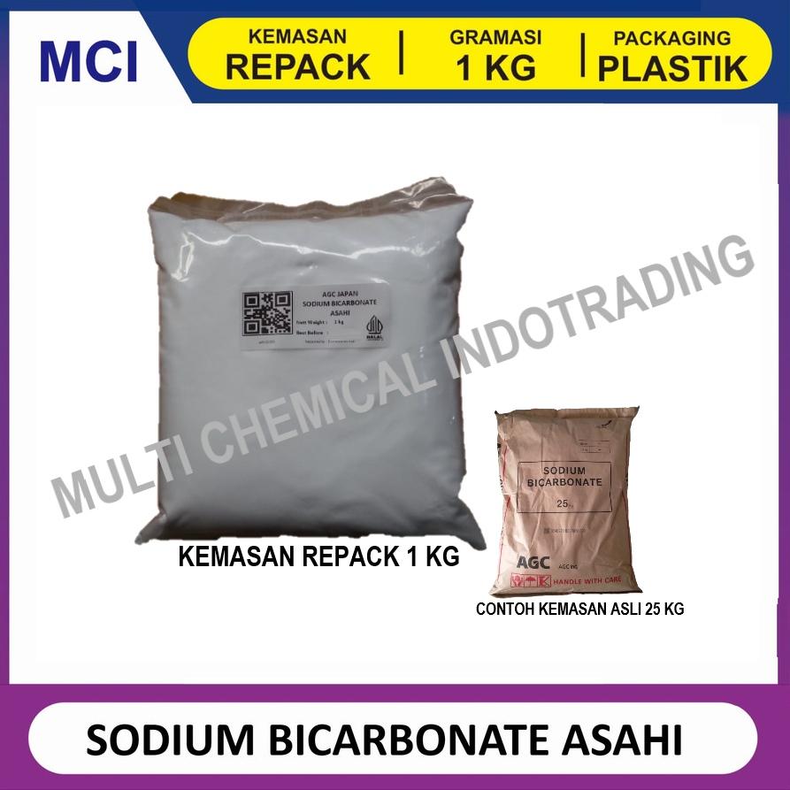 

SODA KUE ASAHI ex. JAPAN. SODIUM BICARBONATE FOOD GRADE || 1 kg