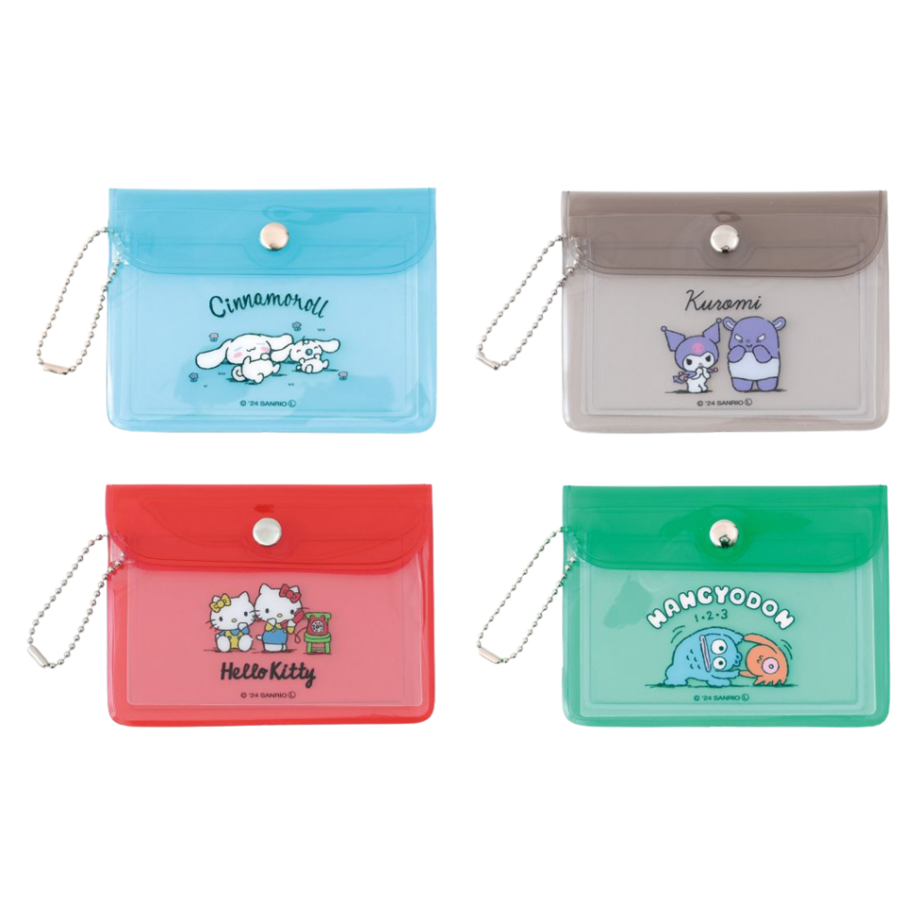 

M-Plan Card Case Sanrio Cinnamoroll Kuromi Hello Kitty Hangyodon Card Protector Tempat Kartu Pass Case Limited Edition