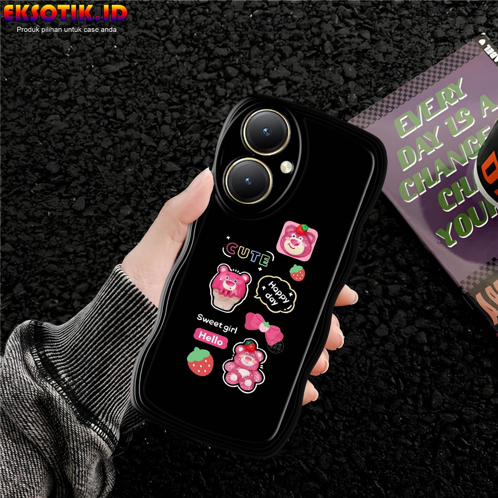 Case Vivo Y27 Gelombang - Casing Vivo Y27 - Silikon Vivo Y27 - Softcase Vivo Y27 - Kesing Vivo Y27 -