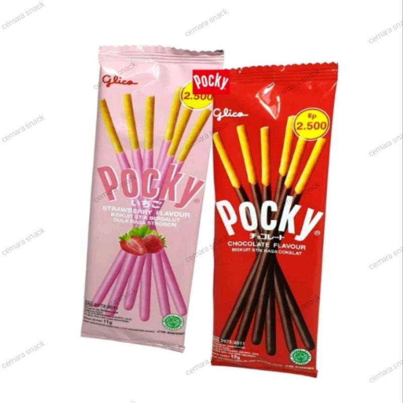 

POCKY MINI / GLICO POCKY STRAWBERRY / COKELAT 12GR