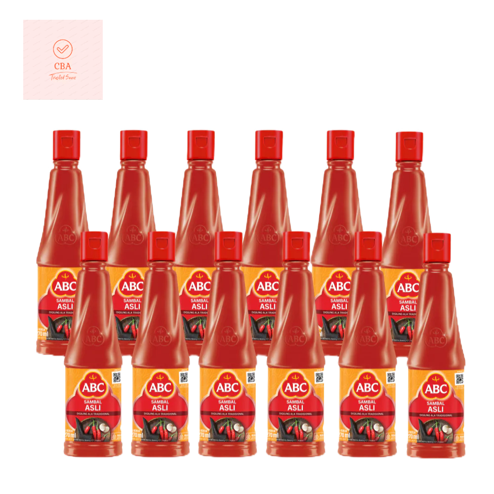 

ABC Saus Sambal Asli 270 ml - Multipack 12 pcs