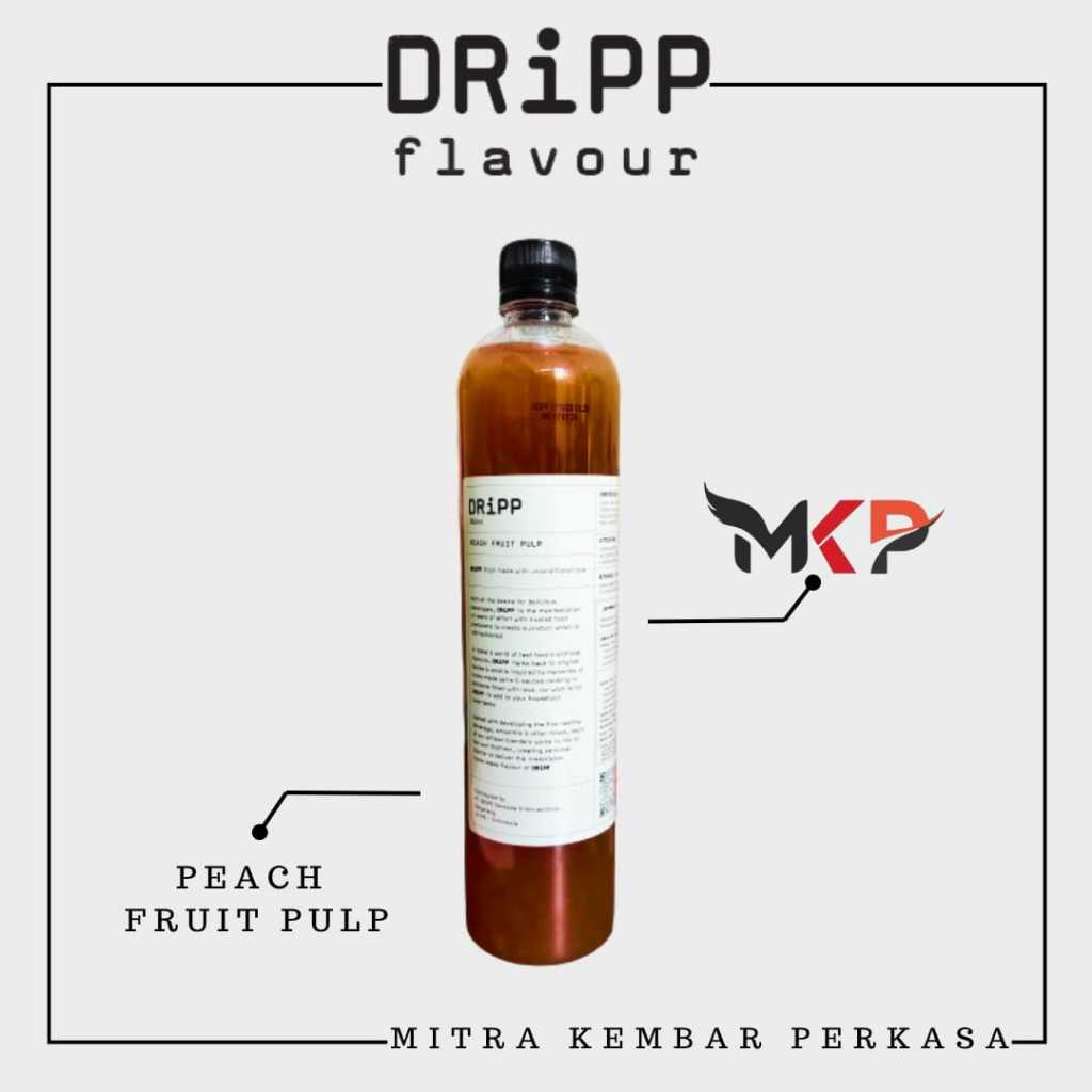 

DRIPP PEACH FRUIT PULP - rasa buah peach-