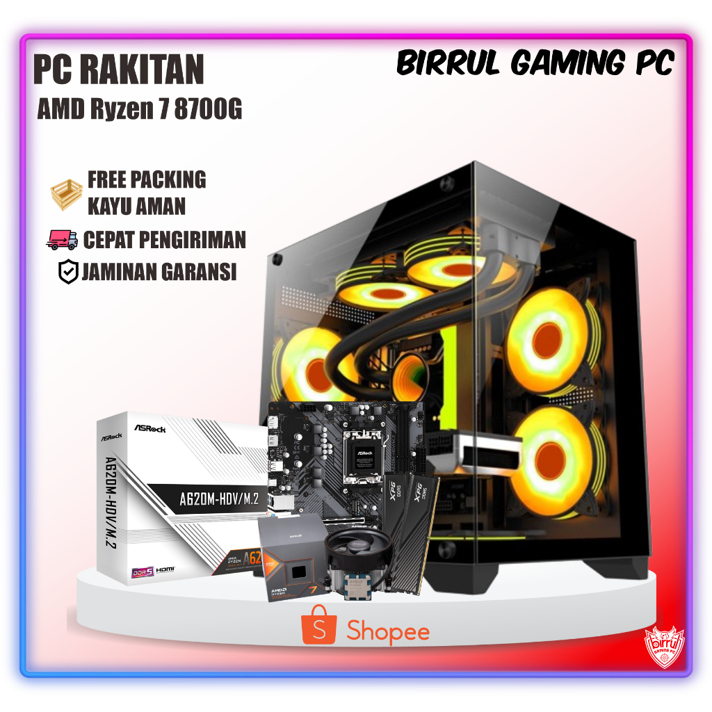 PC GAMING RYZEN 7 8700G I 32GB I 256GB I 1TB