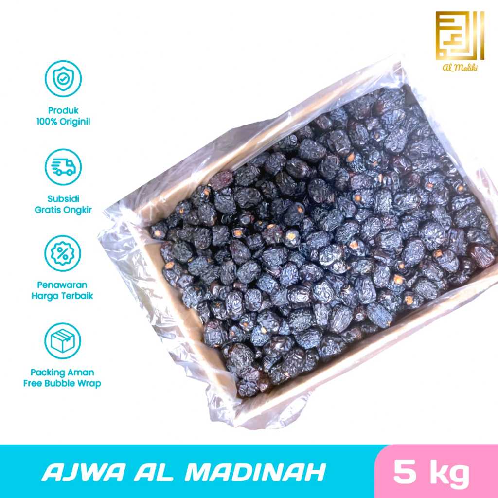 

Kurma Ajwa 5kg I Kurma Nabi Madinah Original