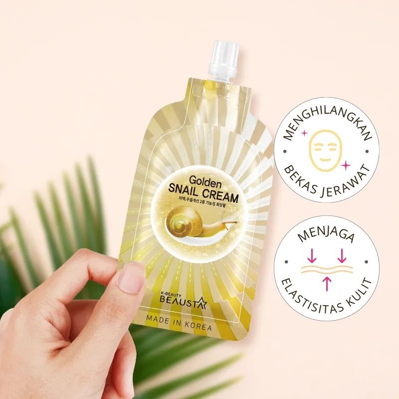 Beausta Golden Snail Cream | 15 ml #Moisturizer #beausta #skincare #facecream #skintreatment