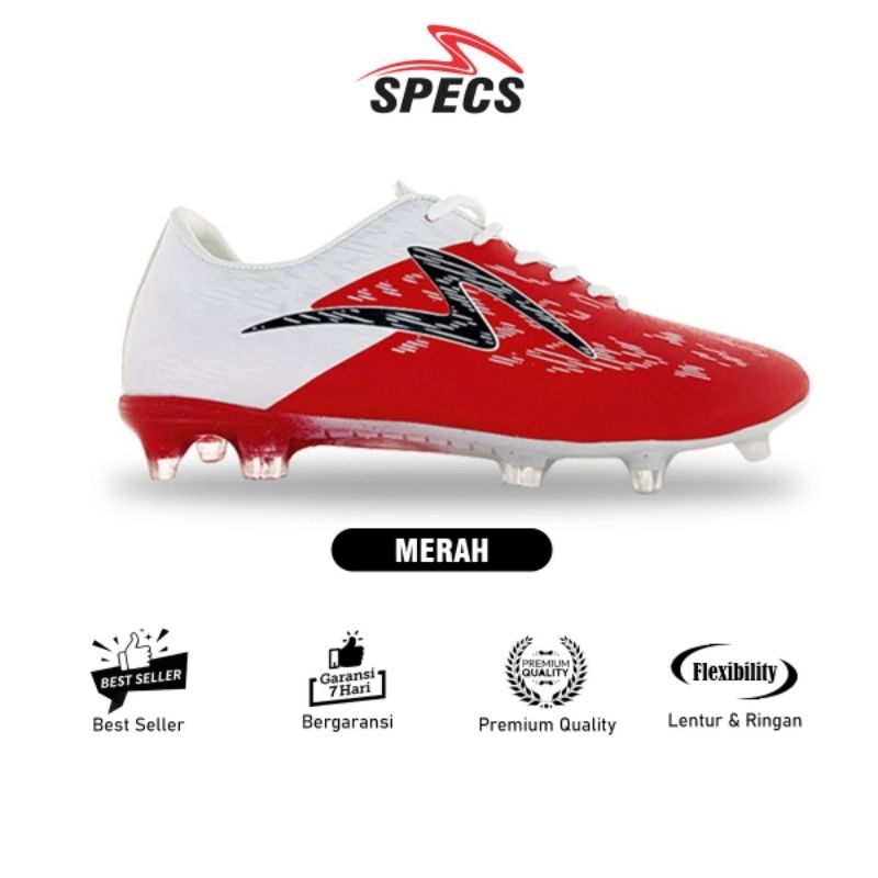 Sepatu Bola Specs Accelerator Alpha Garuda Attack - RED