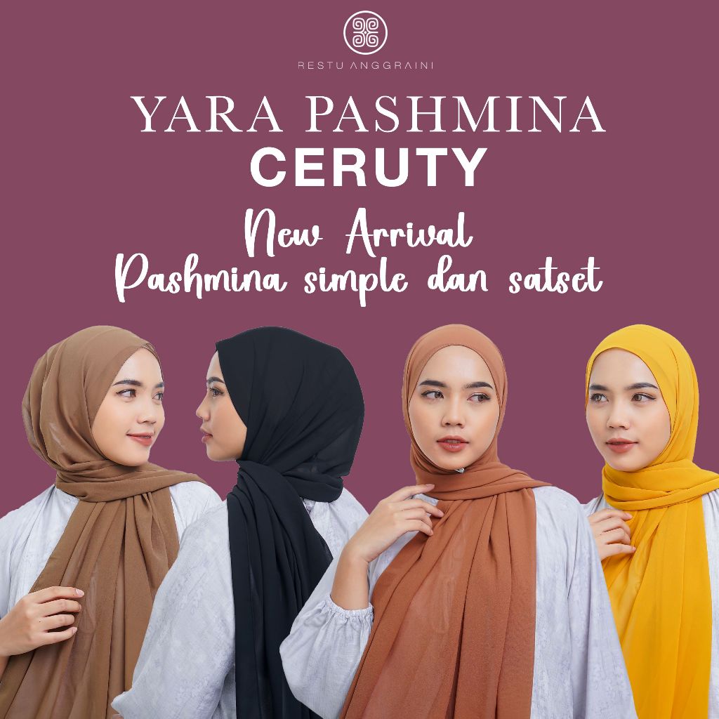 Restu Anggraini - Yara Pashmina Ceruty